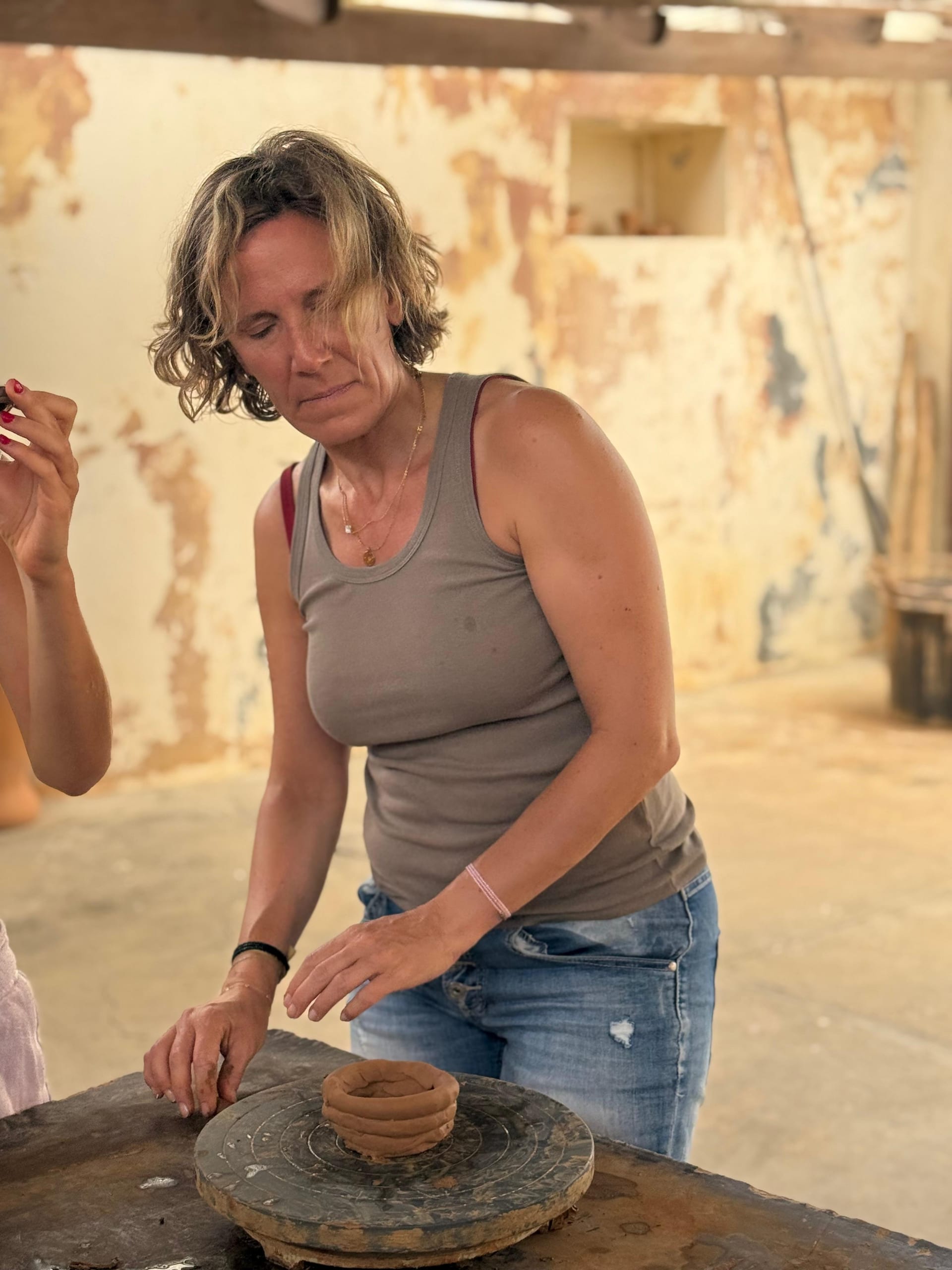 Pottery workshop with local artisans in Santiago Island